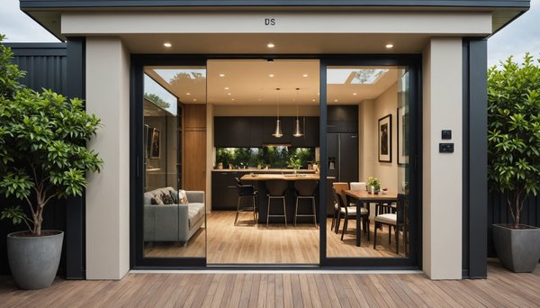 Optez pour une baie vitrée container pour plus de lumière !